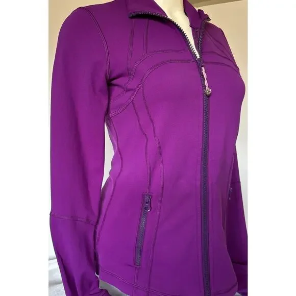 Lululemon - Define Front Zip Jacket Purple, Size 6 - Picture 2 of 5